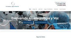 Desktop Screenshot of laringeyvoz.com